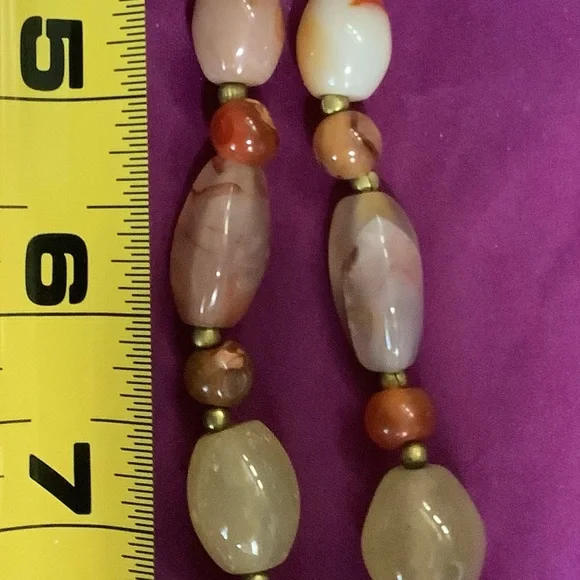 Polished Stone Necklace - Picture 2 of 3